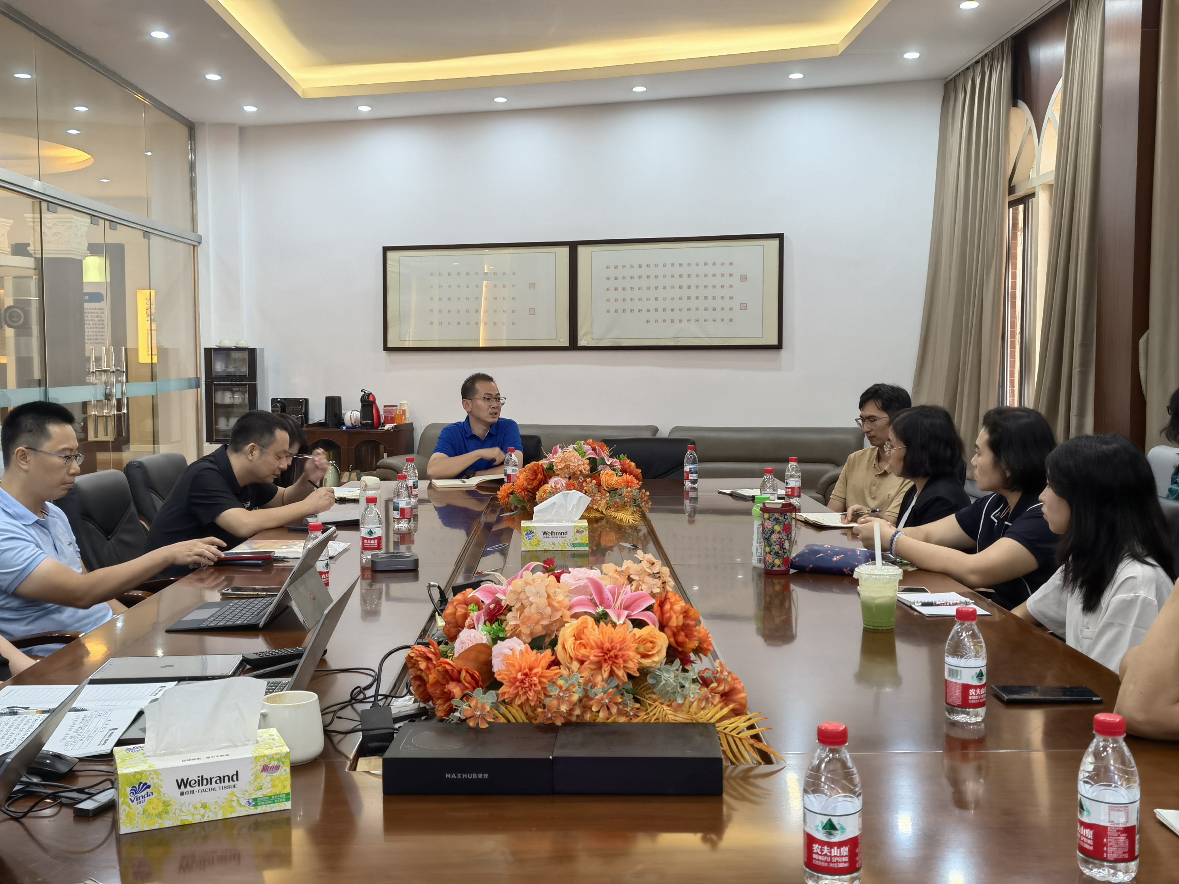 我校副校长、太阳成集团tyc33455院长周鹏对本学期重点工作进行部署安排.jpg